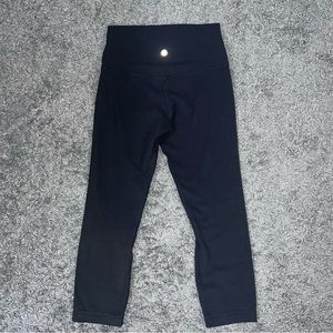 Women’s Lululemon Black Capris Size 4